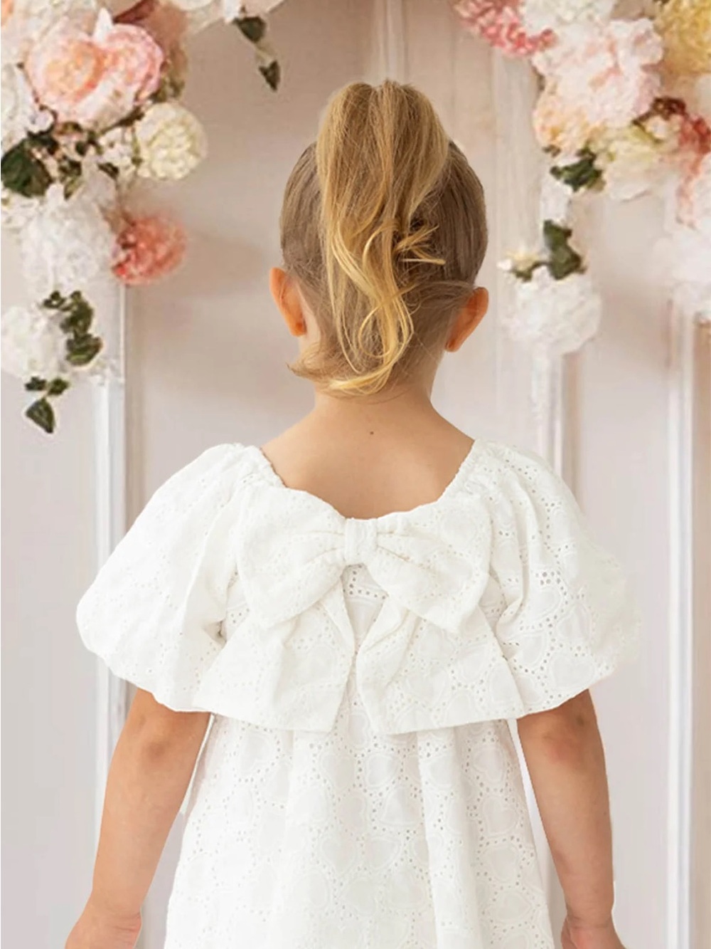 Isabella and Chloe White Eyelet Dress Sz 4T